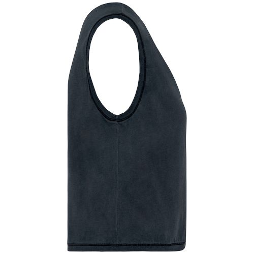 T-shirt écoresponsable  crop sans manche femme - 5