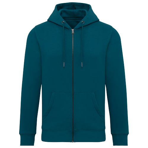 Sweat-shirt écoresponsable zippé à capuche unisexe