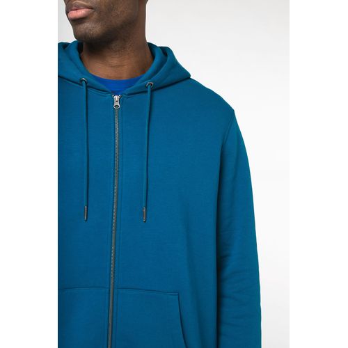 Sweat-shirt écoresponsable zippé à capuche unisexe - 7