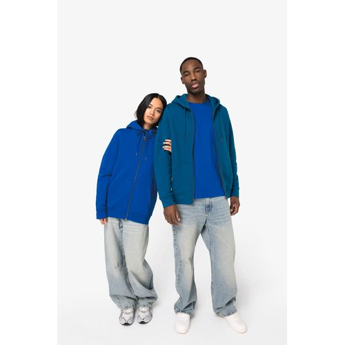 Sweat-shirt écoresponsable zippé à capuche unisexe - 2