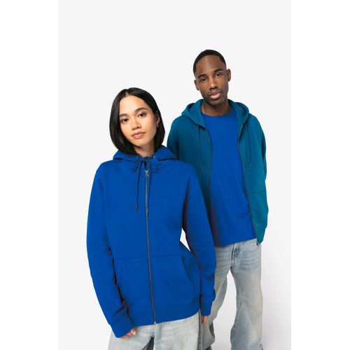 Sweat-shirt écoresponsable zippé à capuche unisexe - 1