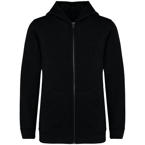 Sweat-shirt écoresponsable zippé à capuche enfant - 7