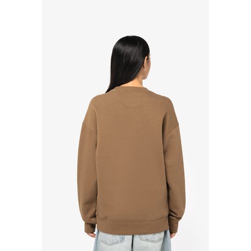 Sweat-shirt écoresponsable à col rond oversize unisexe - 5