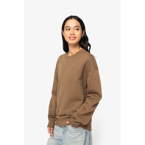 Sweat-shirt écoresponsable à col rond oversize unisexe - 4