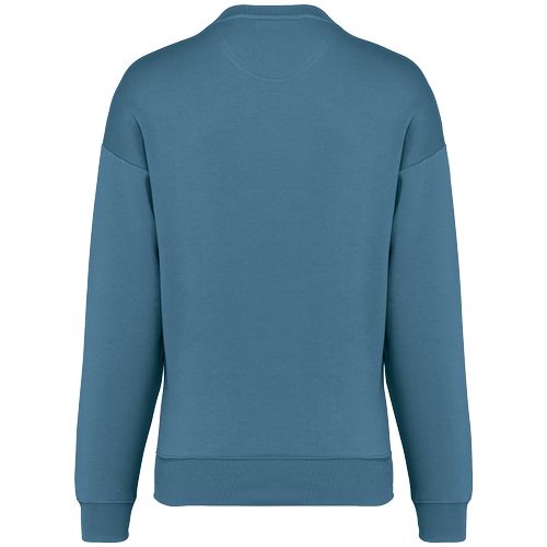 Sweat-shirt écoresponsable à col rond oversize unisexe - 11
