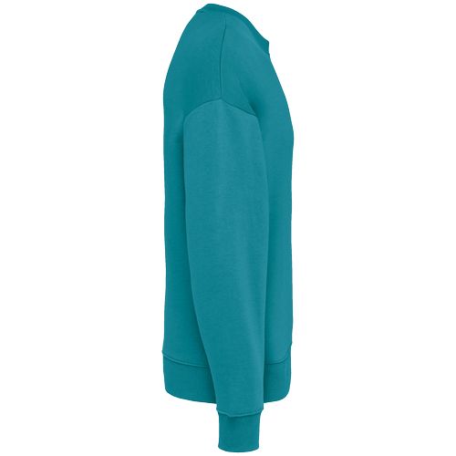 Sweat-shirt écoresponsable à col rond oversize unisexe - 13