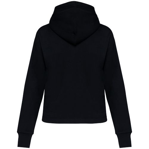Sweat-shirt écoresponsable zippé à capuche French Terry femme - 12