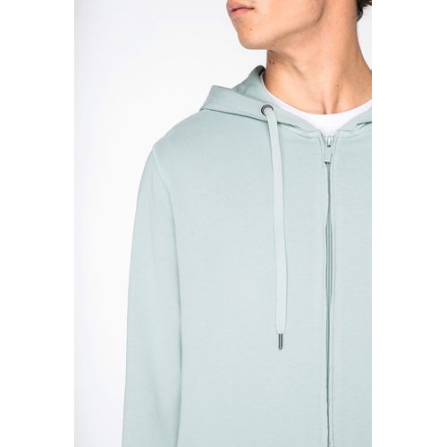 Sweat-shirt écoresponsable zippé à capuche French Terry unisexe - 7