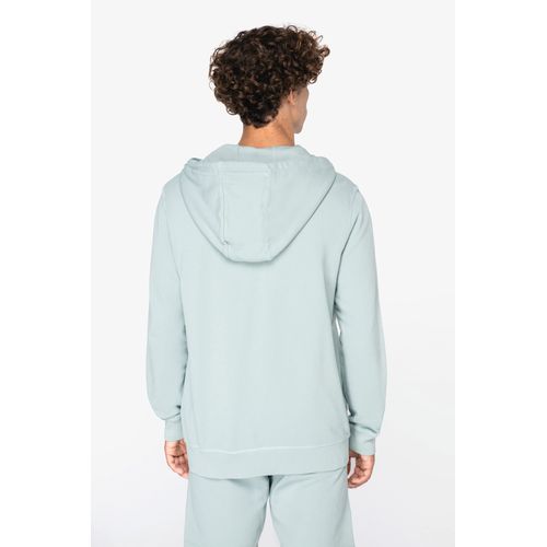 Sweat-shirt écoresponsable zippé à capuche French Terry unisexe - 3