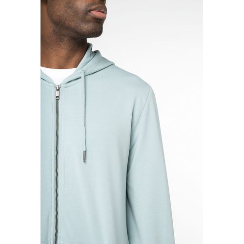 Sweat-shirt écoresponsable zippé à capuche en modal homme - 4