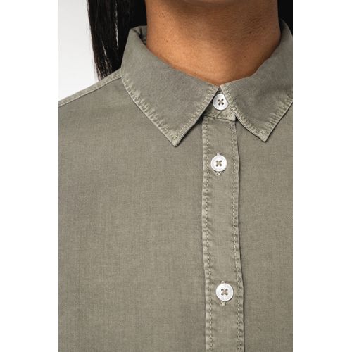 Chemise écoresponsable délavée femme - 9