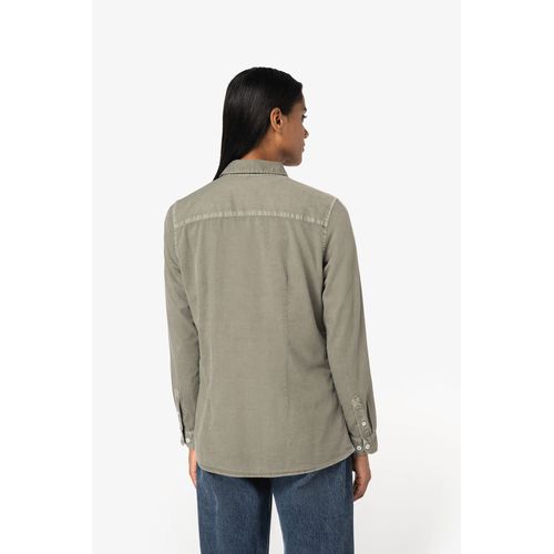 Chemise écoresponsable délavée femme - 6