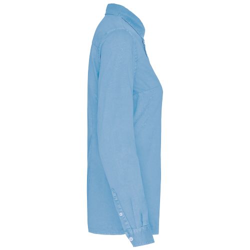 Chemise écoresponsable délavée femme - 9