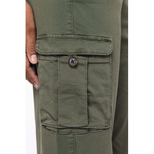 Pantalon cargo écoresponsable délavé femme - 8