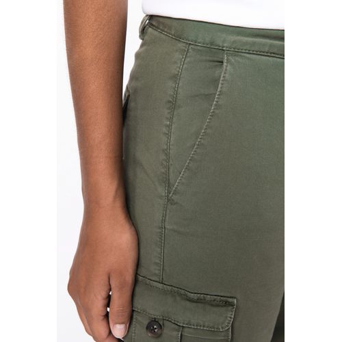 Pantalon cargo écoresponsable délavé femme - 9