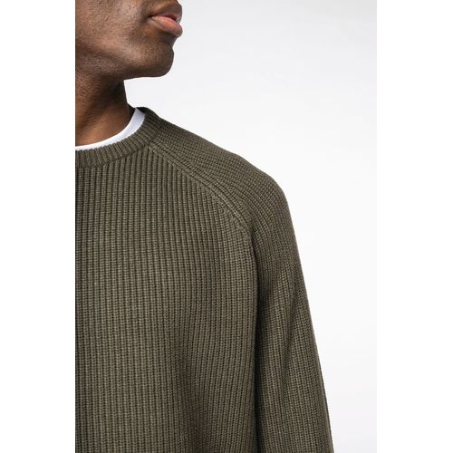 Pull écoresponsable à grosses mailles homme