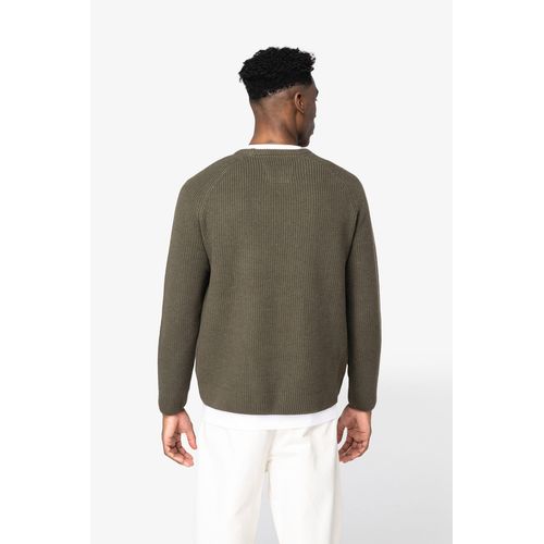Pull écoresponsable à grosses mailles homme