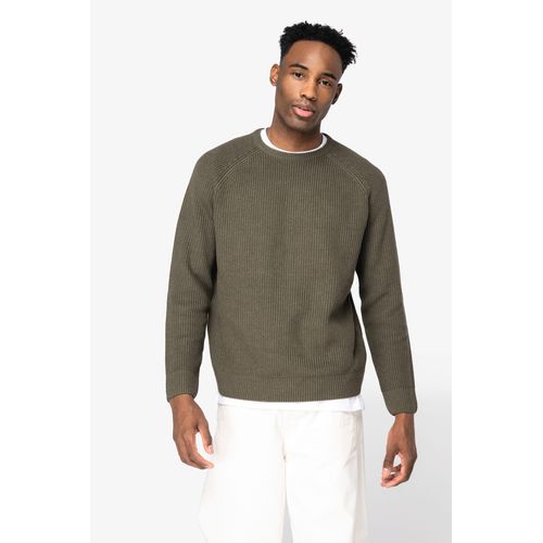 Pull écoresponsable à grosses mailles homme - 1