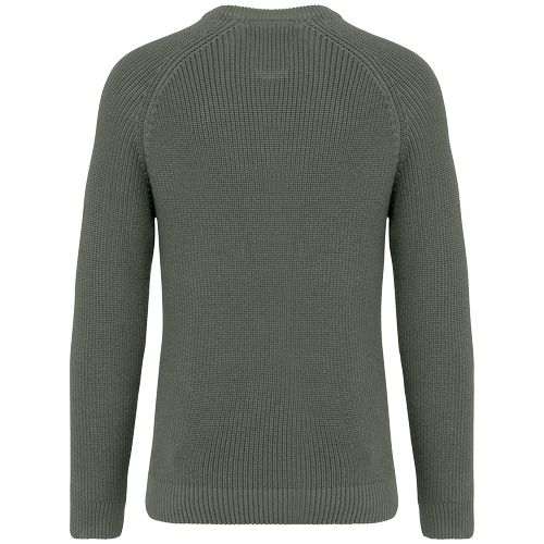 Pull écoresponsable à grosses mailles homme