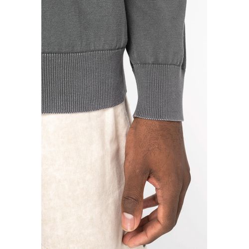 Pull écoresponsable délavé à col rond homme - 7