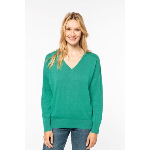 Pull écoresponsable col V en lyocell femme thumbnail 12