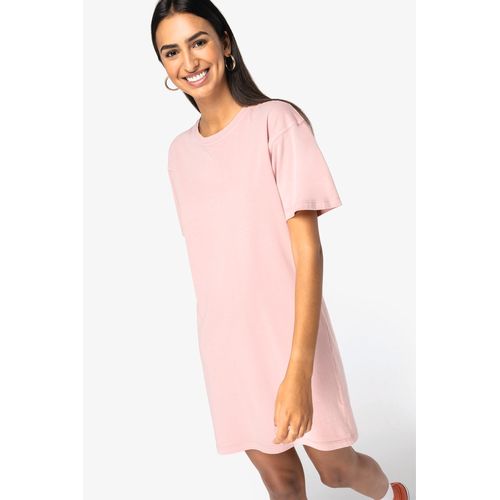 VESTIDO TIPO CAMISETA ECORRESPONSABLE EFECTO LAVADO MUJER