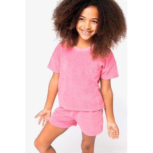 T-shirt écoresponsable en éponge fille - 1