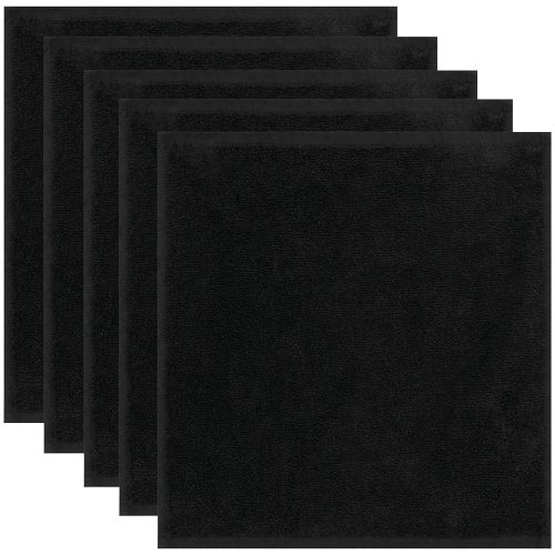 Serviettes d'invité 30 x 30 cm - Lot de 5 serviettes - 6