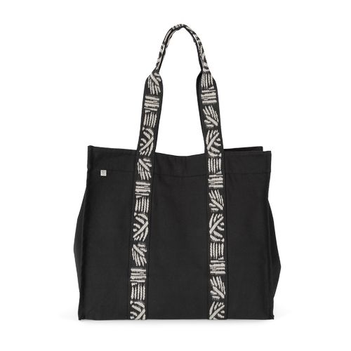 Grand sac shopping recyclé à soufflet - 5