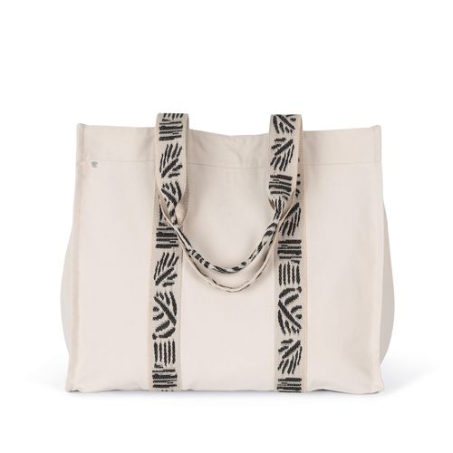 Grand sac shopping recyclé à soufflet - 3