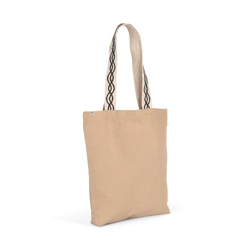 Sac shopping recyclé à fond plat - 1