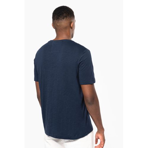 T-shirt slub écoresponsable col rond manches courtes homme - 2