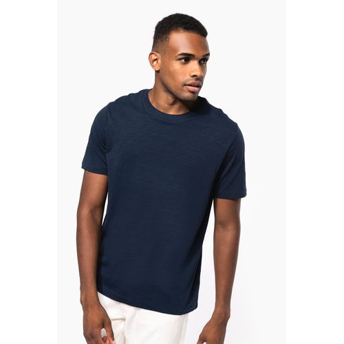 T-shirt slub écoresponsable col rond manches courtes homme - 3