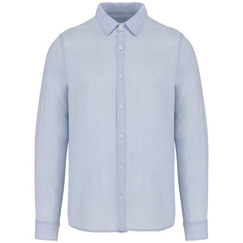 Chemise écoresponsable délavée coton twill homme - 9