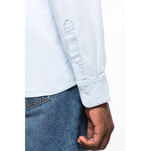 Chemise écoresponsable délavée coton twill homme - 7