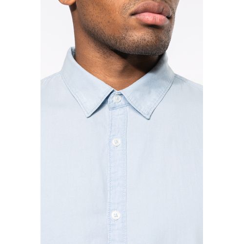 Chemise écoresponsable délavée coton twill homme - 6