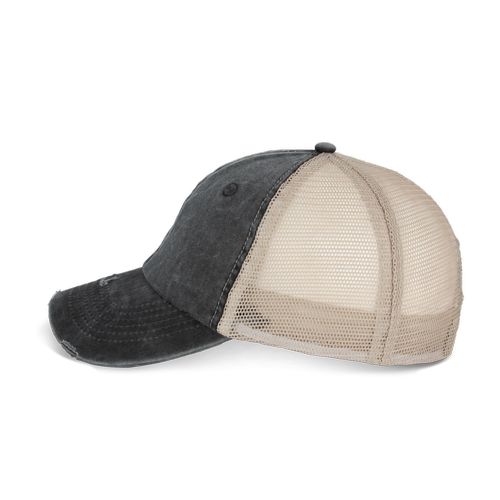 Casquette trucker écoresponsable  effet déchiré unisexe thumbnail 6