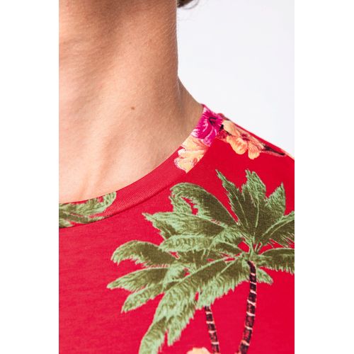 T-shirt écoresponsable imprimé tropical homme - 5