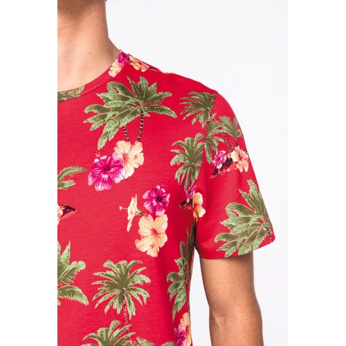 T-shirt écoresponsable imprimé tropical homme - 4