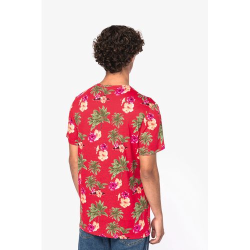 T-shirt écoresponsable imprimé tropical homme - 3