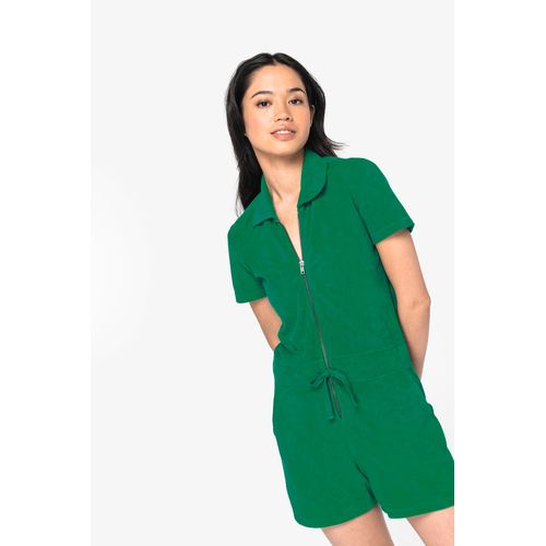Combinaison short écoresponsable en éponge femme - 1