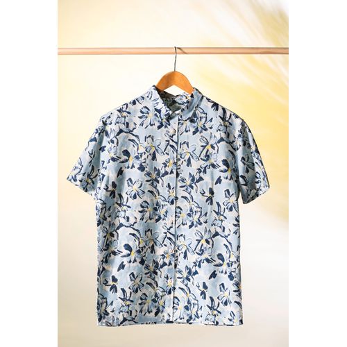 Chemise écoresponsable imprimé végétal homme - 4