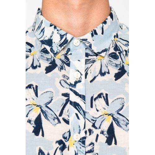Chemise écoresponsable imprimé végétal homme - 5