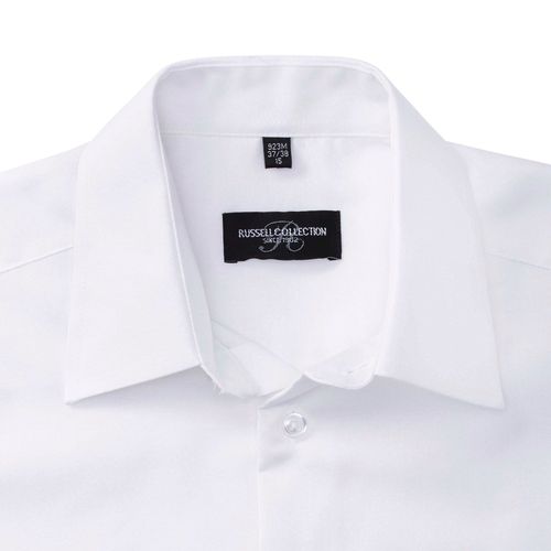 Chemise oxford cintrée manches courtes homme - 6