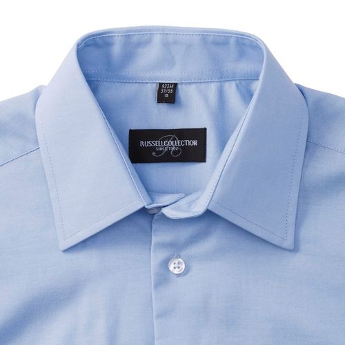 Chemise oxford cintrée manches courtes homme - 3