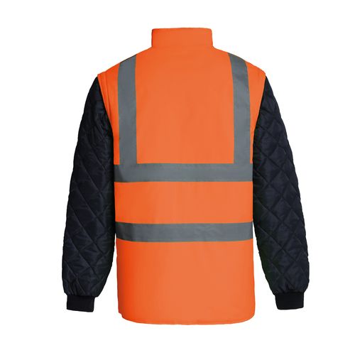 Veste matelassée haute visibilité avec manches détachables thumbnail 5