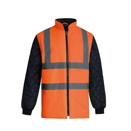 Veste matelassée haute visibilité avec manches détachables thumbnail 4
