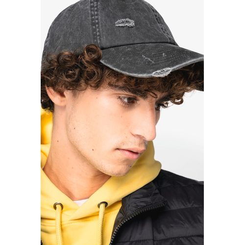 Casquette écoresponsable effet déchiré unisexe - 1