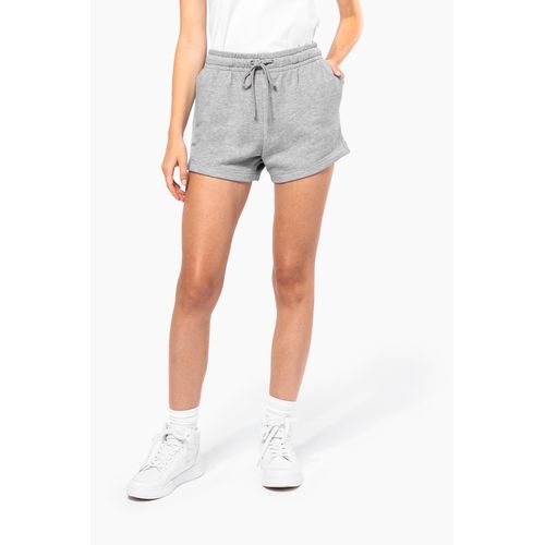 SHORT ECORRESPONSABLE DE FELPA NO PERCHADA MUJER