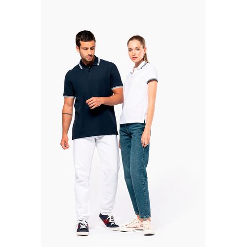 Polo homme manches courtes à liserés contrastés - 12